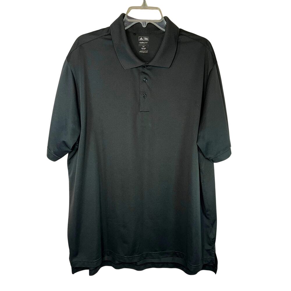 Adidas Climalite men's Golf polo, black, size 2XL, EUC